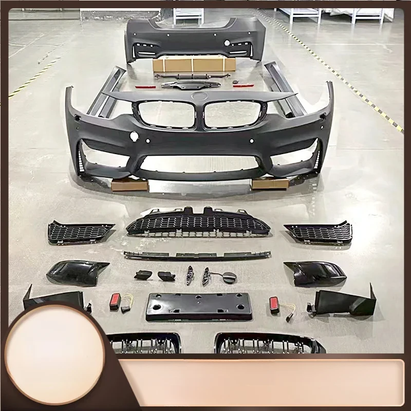 

S 4 Series F32 F36 2014-2019 Change to M4 Style Include Front and Rear Bumper with Grille Side Skirt