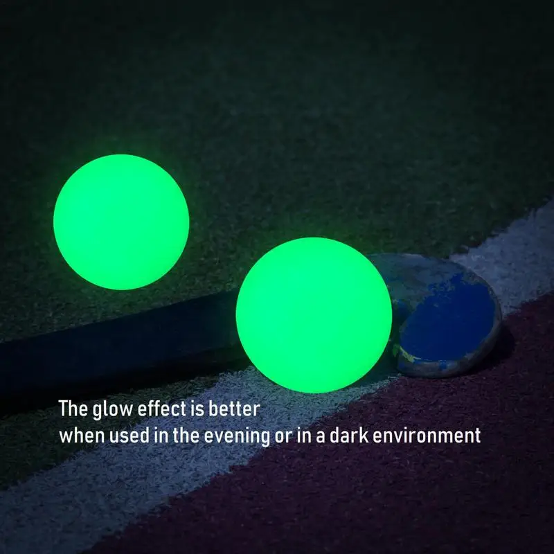 2pcs Luminous Hockey Pucks Glow-in-the-dark Ice Ball Light Up Green Sports Dodgeballs Street Hockey Balls Sports Balls