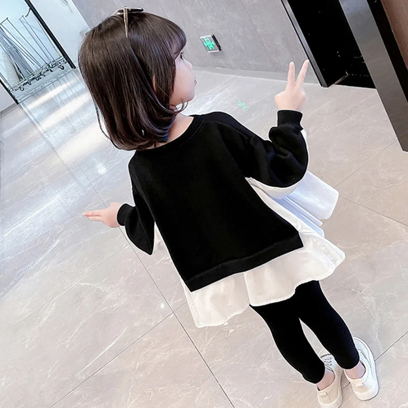 Girls' Hoodie 2026 Spring and Autumn New Children's Clothing Korean Style Girl Baby Fashion Sweet Matching Color Hoodie - view 6