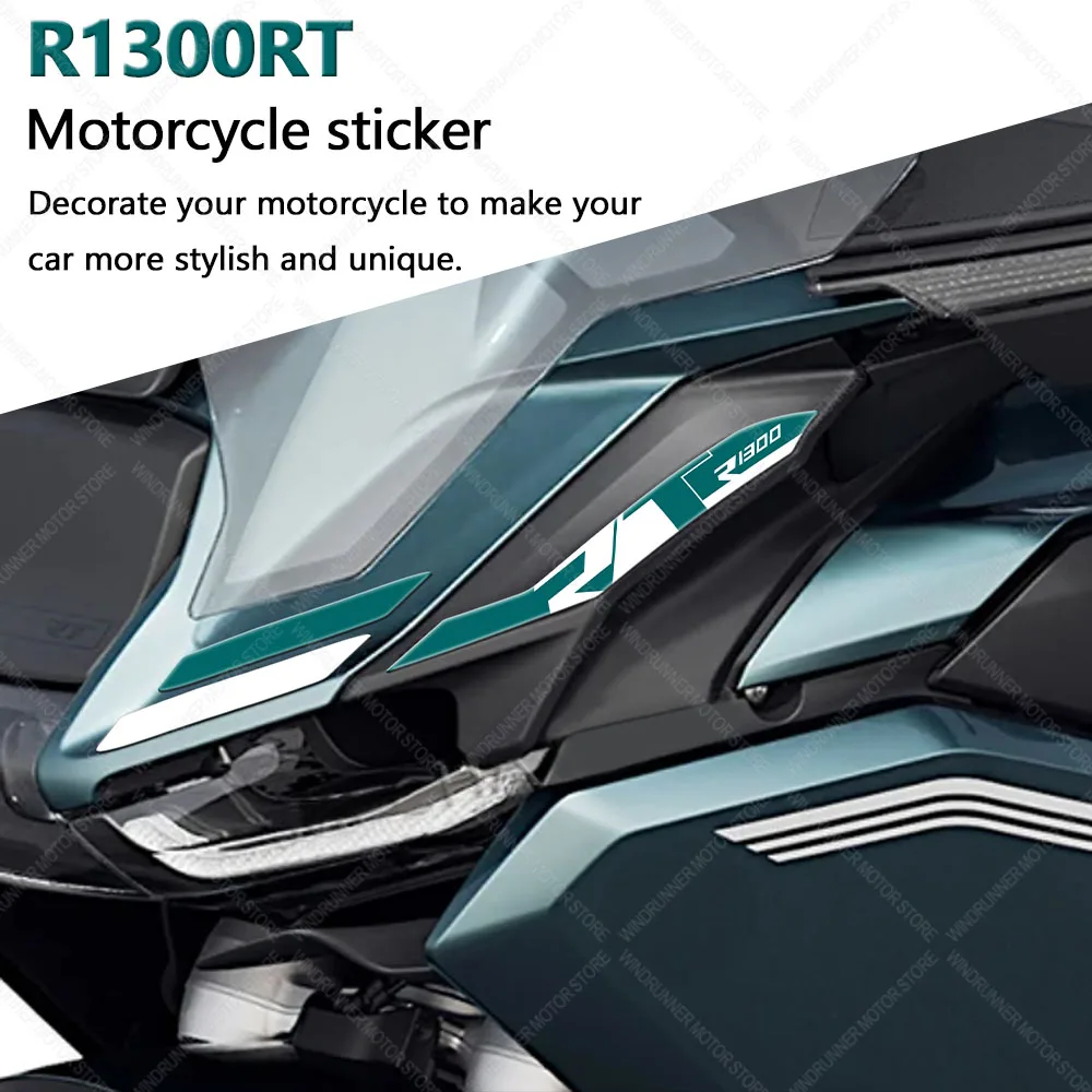 For R1300RT R 1300RT 3D Epoxy Resin Protective Sticker Motorcycle Front Lip Protection Waterproof Protective Sticker