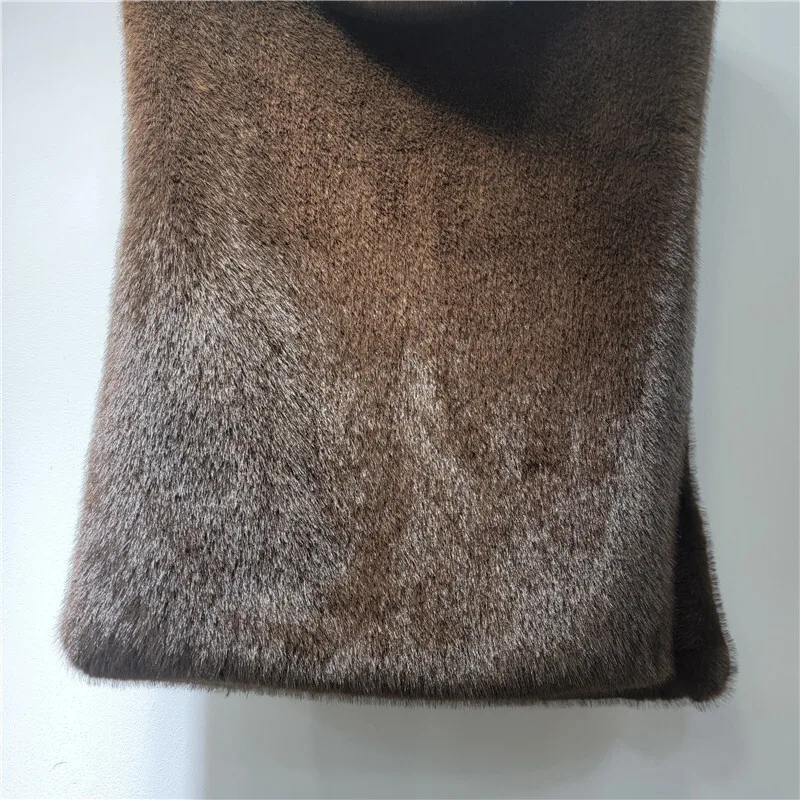 HKSH 2025 Autumn Winter New Women's Warm Waistcoat Faux Fur Half Turtleneck Versatile Elegant Stylish Ins Sleeveless Top HK15894
