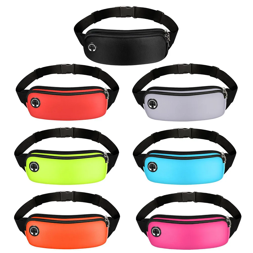 

Lightweight Running Bag with Reflective Strip Sports Fanny Pack Mobile Phone Bag Waterproof with Adjustable Strap Large Capacity