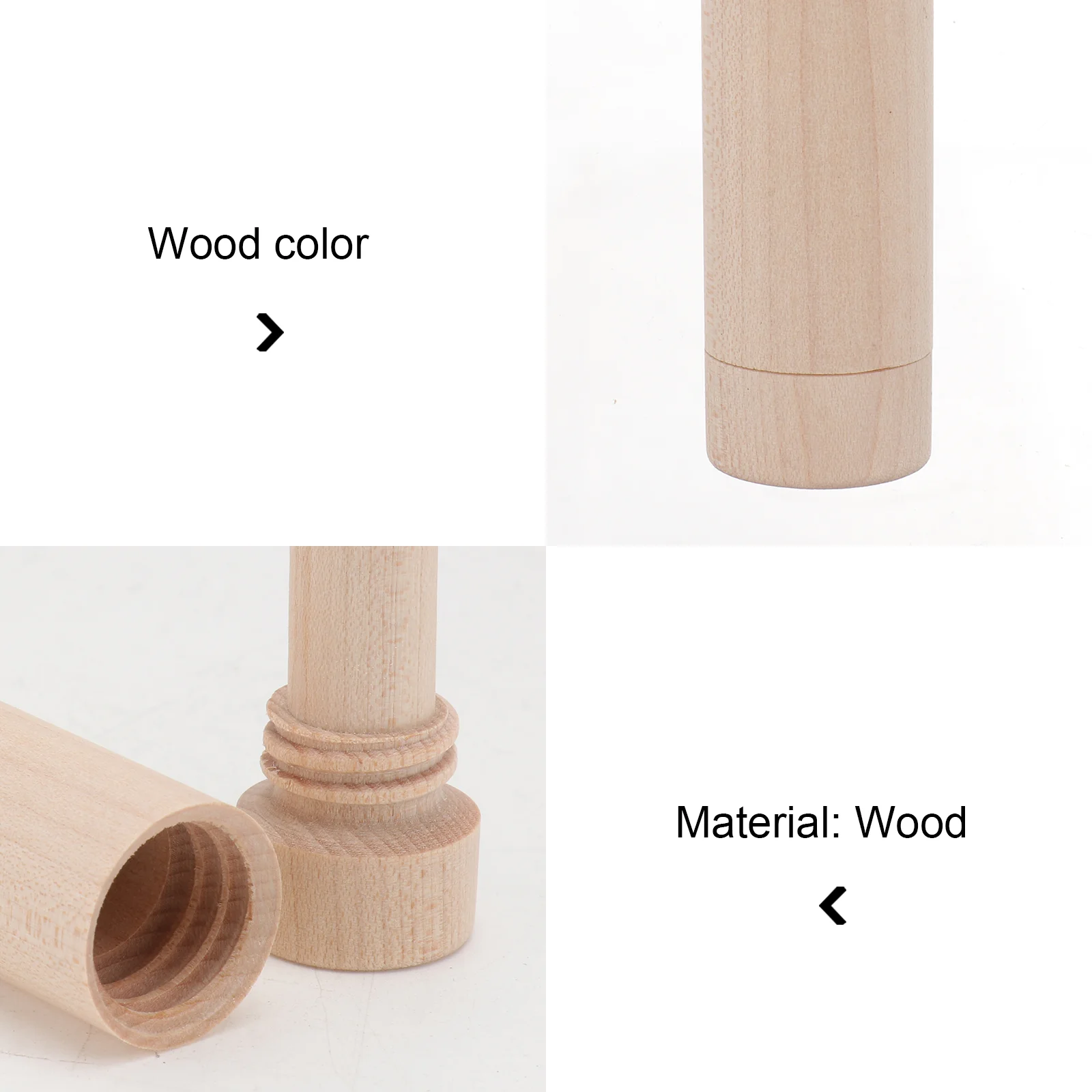 Aromatherapy Stick Scent Sniffing Fragrance Inhaling Blank Essential Oil Maple Nasal Wooden Tube