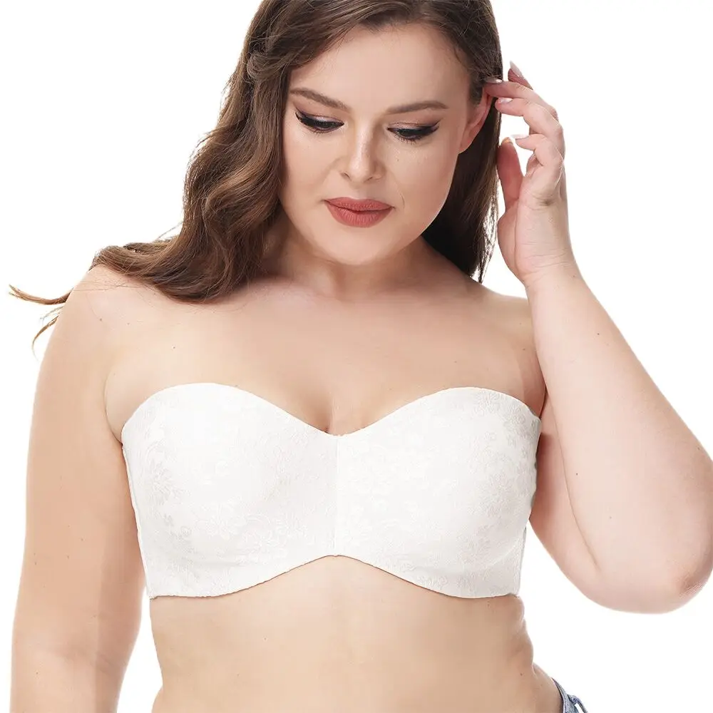 Reggiseno con ferretto da donna contorno Plus Size reggiseno senza spalline Multiway Minimizer reggiseni busto grande reggiseno senza spalline