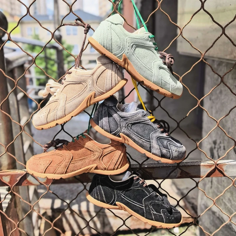 Imagen de AIYUQI Zapatillas Deportivas para Mujer 2026, Nuevas Zapatillas de Entrenamiento Alemanas Antideslizantes para Mujer, Planas, Talla Grande, de Cuero Genuino, para Correr