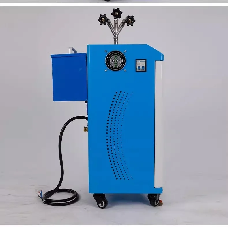 6 kW 9 kW Dampfreiniger Hochleistungs-Dampfkessel zum Bügeln von Kleidung, industrielle Dampf-Heißprägevorhänge für Trockenreinigungsgeschäfte