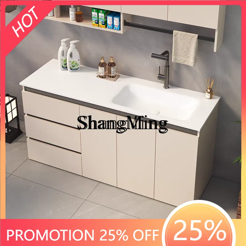 FG good-looking  Slate Integrated Basin Balcony Cabinet Combined Locker Outdoor Garden Terrace Wash Table