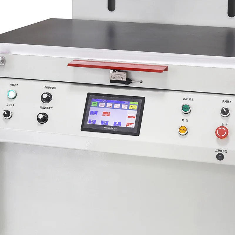 HP-6090FV Large Planar Double Motor Screen Printing Machine, Screen Ink Solder Paste Glass Plastic Shell Screen Printing Machine