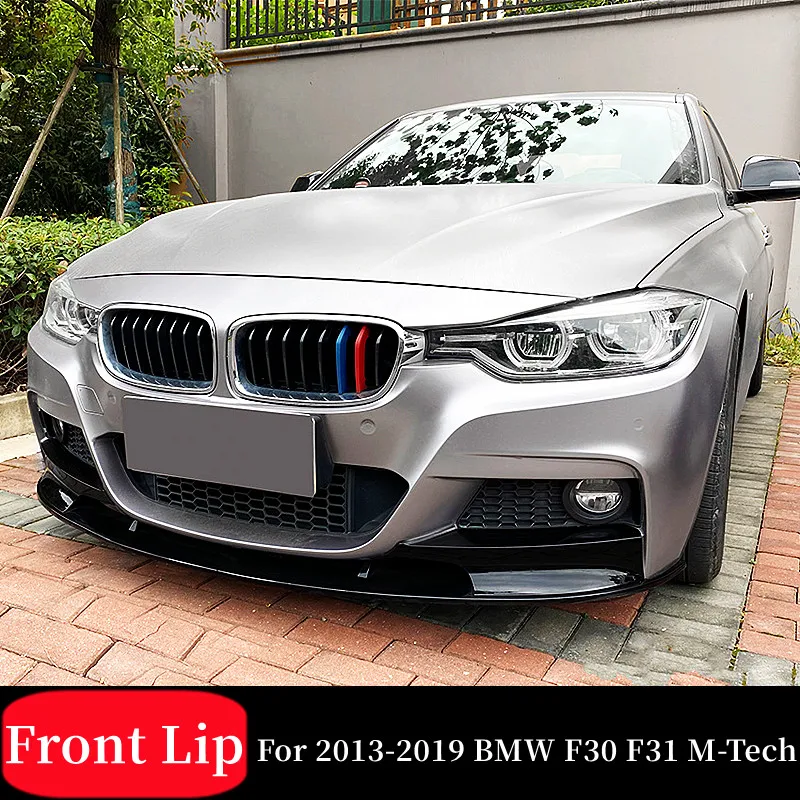 

Car Front Bumper Lip Chin Spoiler Splitter Diffuser Bodykit For 2013-2019 BMW 3 Series F30 F31 M-Tech 320i Tuning Accessories