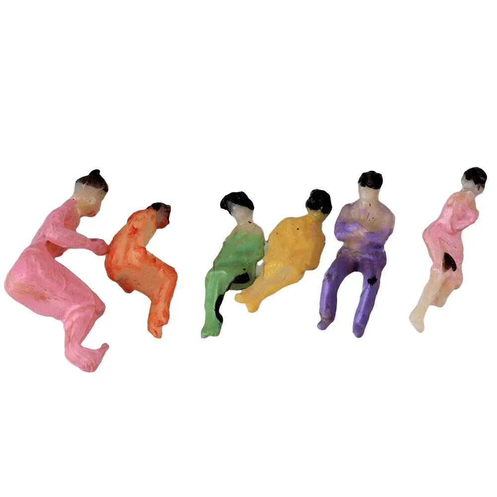 Toy Model Model People Figures Muticolor 200 Pcs 9 X 5mm/0.35 X 0.2