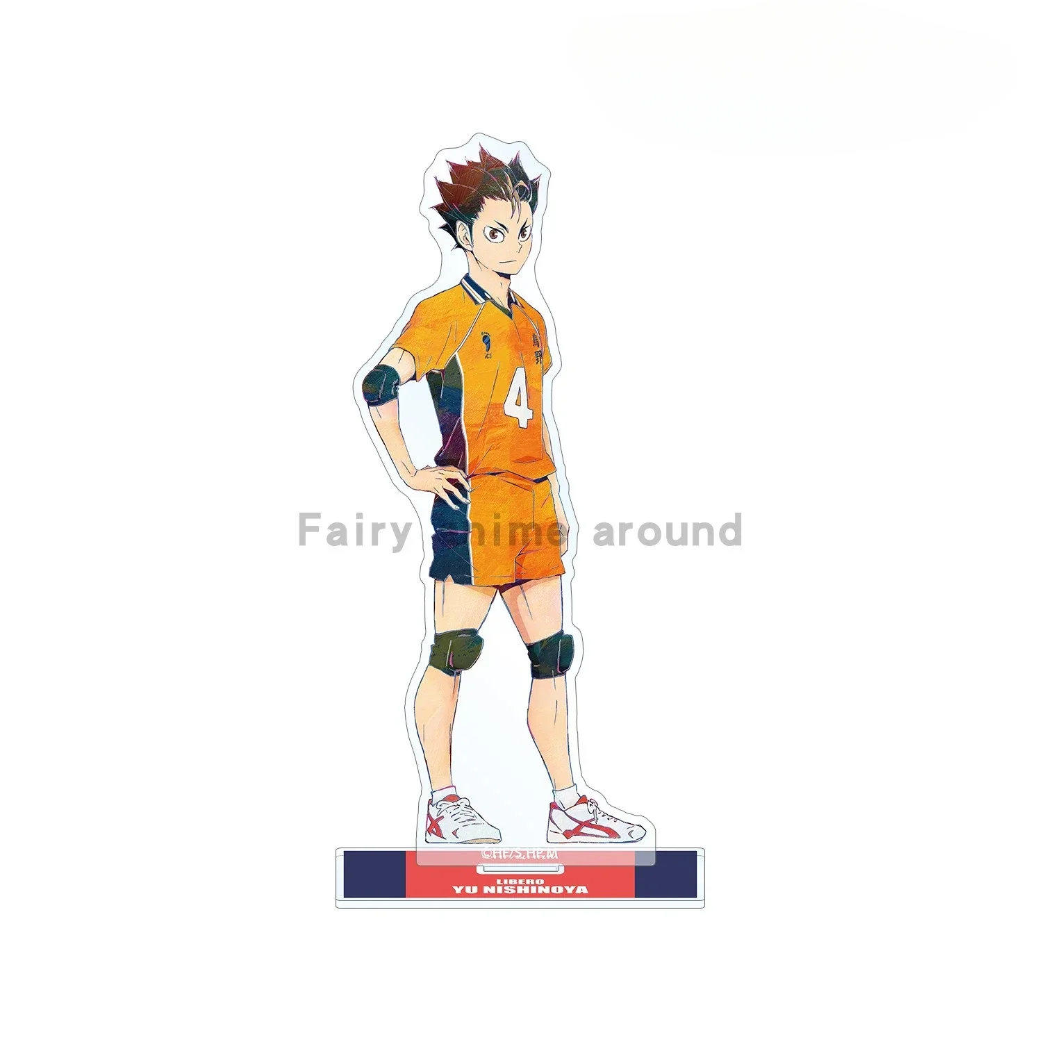 ¡Haikyuu! Figuras de acción de Shoyo Hinata Tobio Kageyama, Daichi, seramura, Tadashi, Yamaguchi, soporte acrílico, modelo de placa