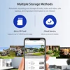 Inqmega-ワイヤレスソーラーカメラ,3mp,屋外用,ワイヤレスカメラ,バッテリー付き,外部バッテリー,wifi,alelxa 6