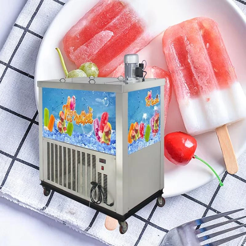 Multi Function 4 Mould Popsicle Making Machine Hot Sale Small Dubai Fruit Popsicle Machine Ice Creme Machine Price in Italy