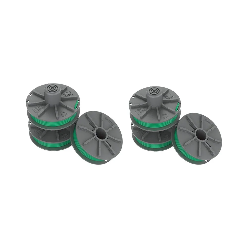Plastic for Lawn Trimmer Spool Replacement Green 60x37mm for Mower Rope Accessory Cost Effective Line Refill Option