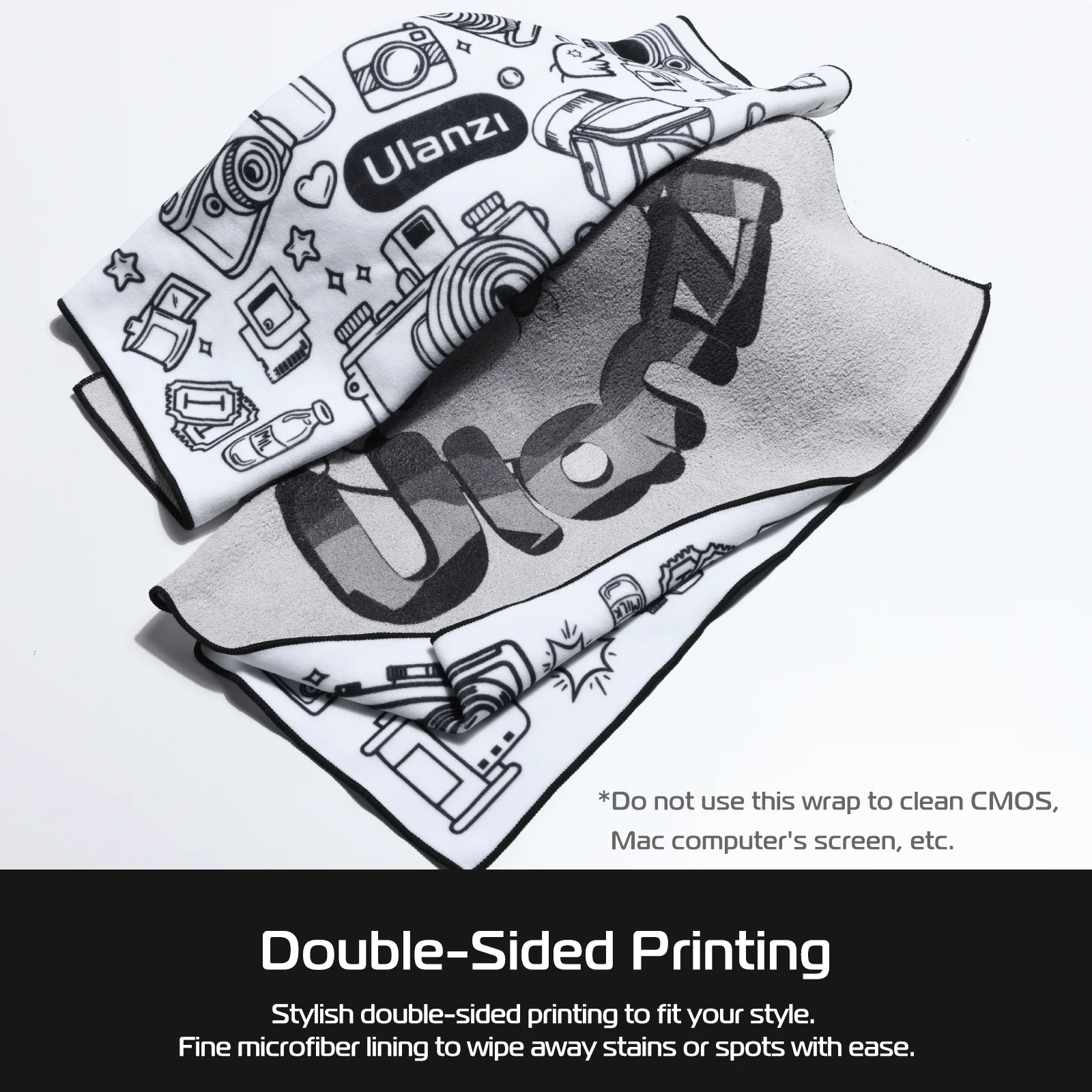 5/2/1 Stuks Ulanzi Opvouwbare Camera Beschermende Wrap Compatibel Voor Dslr Canon Nikon Sony Ipad Telefoon Schermlens Schone Doekjes Doek