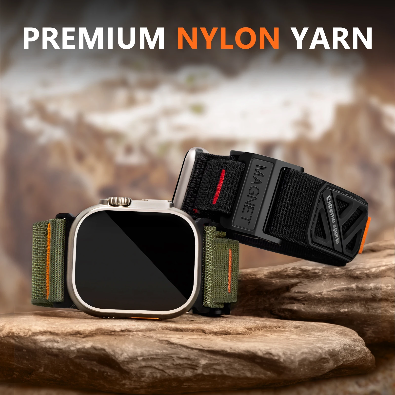 حزام نايلون فاخر لساعة أبل، مت - مراجعة Smartwatch Premium Watches For Women وسعره