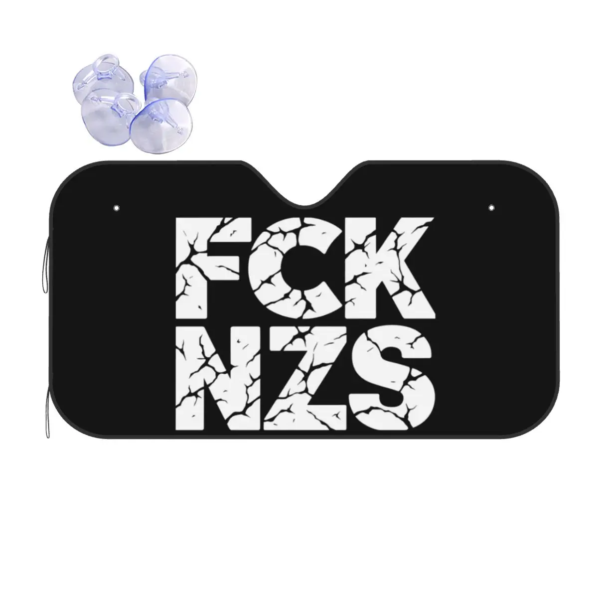 

Funny Cat Fck Nzs Motif Sunshade Windscreen Car Front Windshield Window Sun Visor Accessories Covers