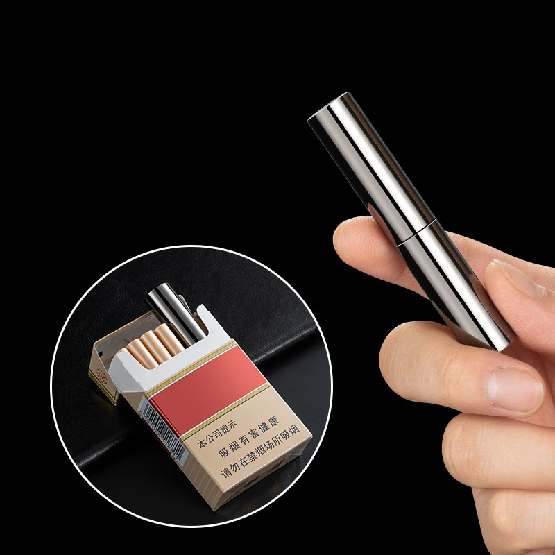 Creative Oil-electric Dual-use Nunchaku Rechargeable Lighter Fingertip Decompression Artifact Rotatable Kerosene Lighter New