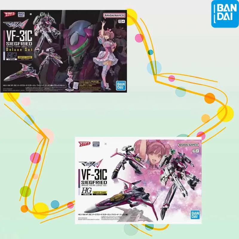 

Bandai GUNDAM HG 1/100 The Super Dimension Fortress Macross VF-31C SIE GFRIED MIRAGE FARINA JEMIUS ИСПОЛЬЗОВАНИЕ Сборочная модель игрушки