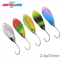 1pcs Trout Spoon Lure  Metal Bait 2.5g  Freshwater Fishing Tackle For Carp Fishing Bait Bass Lure