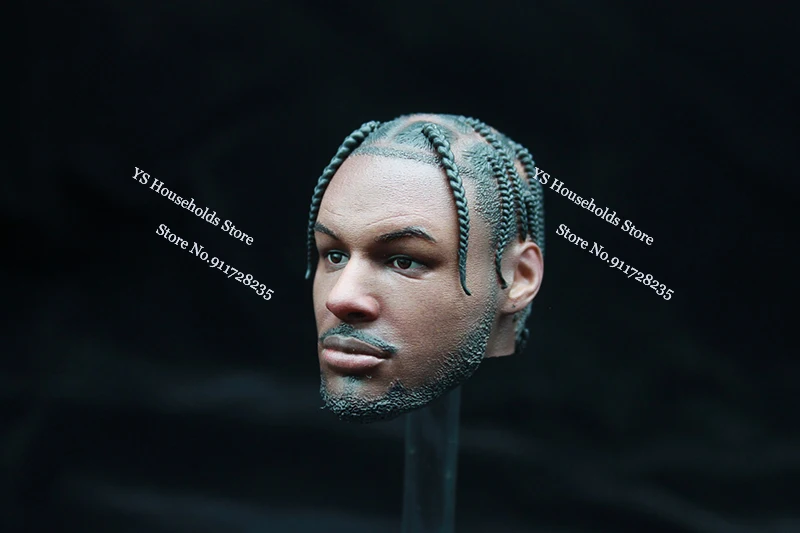 1/6 Basketball Player Delicate Painted Head Sculpt Model Toys Reset Studio Accessory For 12" Male Action Figure Body Decoration