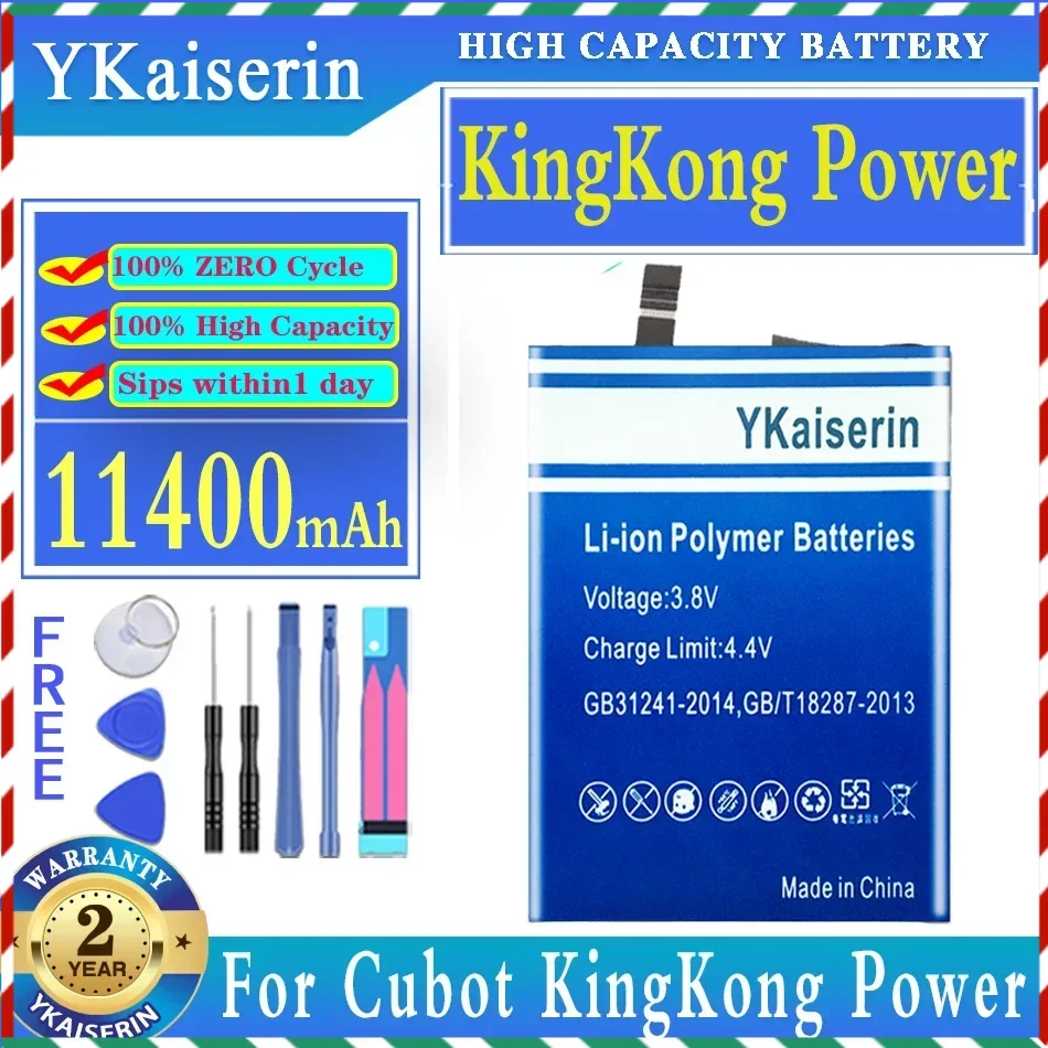 

YKaiserin 11400mAh Replacement Battery C34 For Cubot KingKong Power Moile Phone