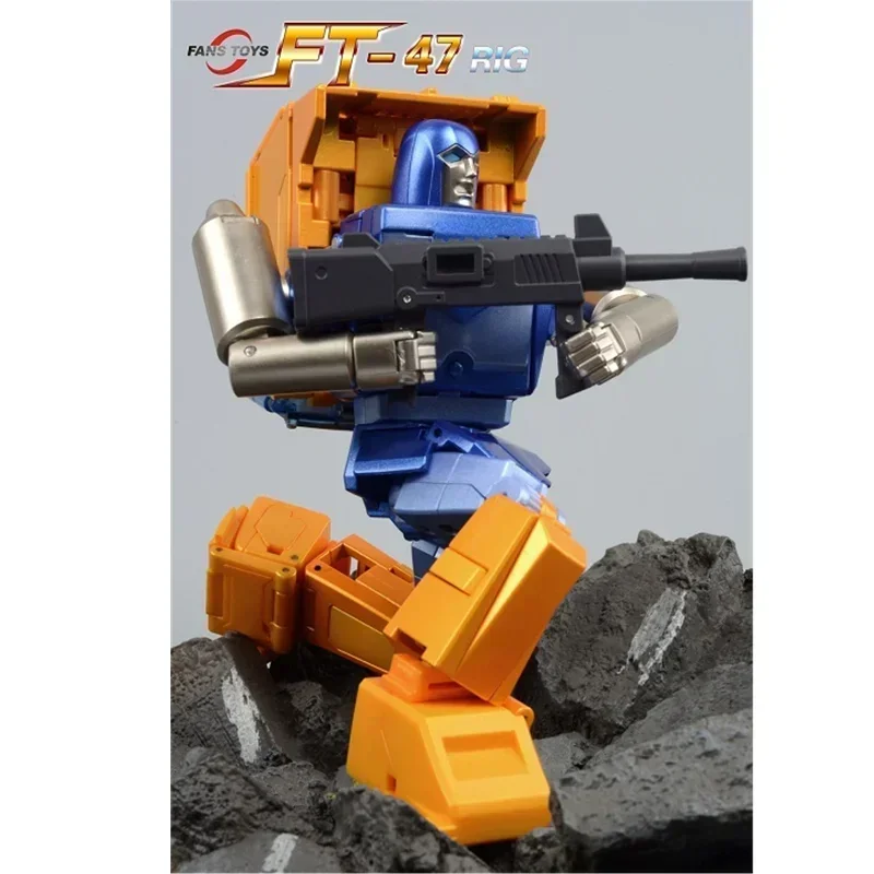 

FansToys-фигурка Transformable FT-47 FT47 Huffer 2,0, пластиковый игрушечный робот из ПВХ с коробкой, в наличии