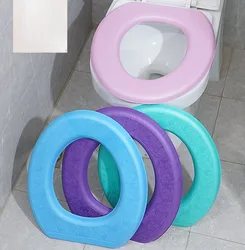 Sticky Toilet Mat EVA Waterproof Toilet Seat Universal Reusable Nightstool Cover Bathroom Accessories Decor Bathroom WC Cover