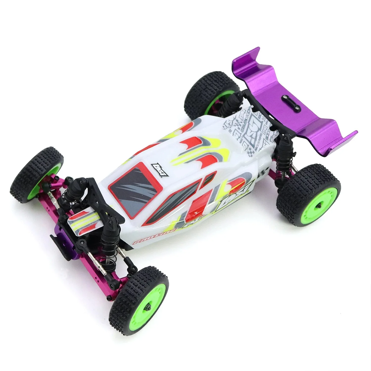 CNC アルミ合金テールフィン LOSI 1/24 Mirco-B 2WD RC カーアップグレード改造パーツ用