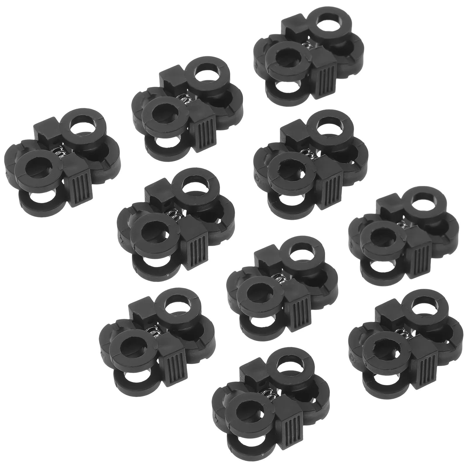 10Pcs Sneaker Shoe Locks Shoelace Clip Locks Adjustable Lace Fastener for Men Women Shoelaces End Clips