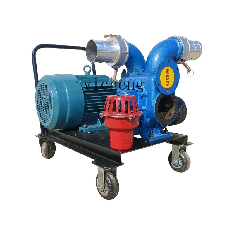 

ZK strong suction pump suction septic tank suction pump self-priming sewage mud without blockage