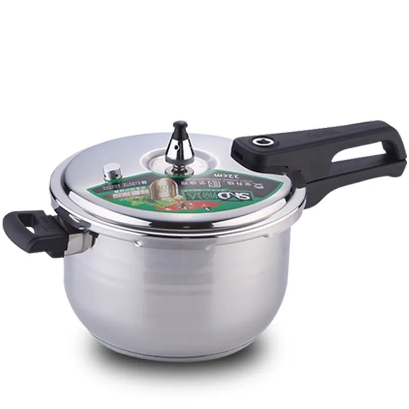 SND Stainless Steel Pressure Cooker Thicker Bottom Gas Electric Stove Compatible Golden Nobel Series SDF Explosion Proof