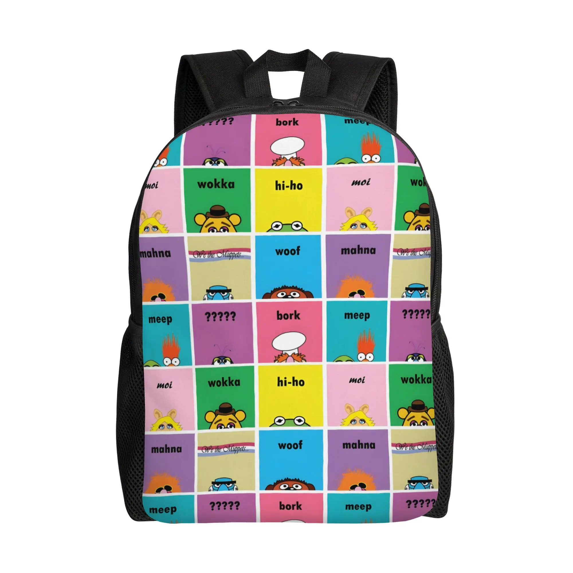 

1Piece Disney Hair Daypack Sturdy Shoulder Muppet Show Backpack New Term Starts