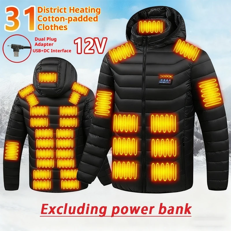 

Smart Heating down Jacket Four-Control Full-Body Thermal Wear for Outdoor Sports Constant Temperature Motorcycle Street Gear