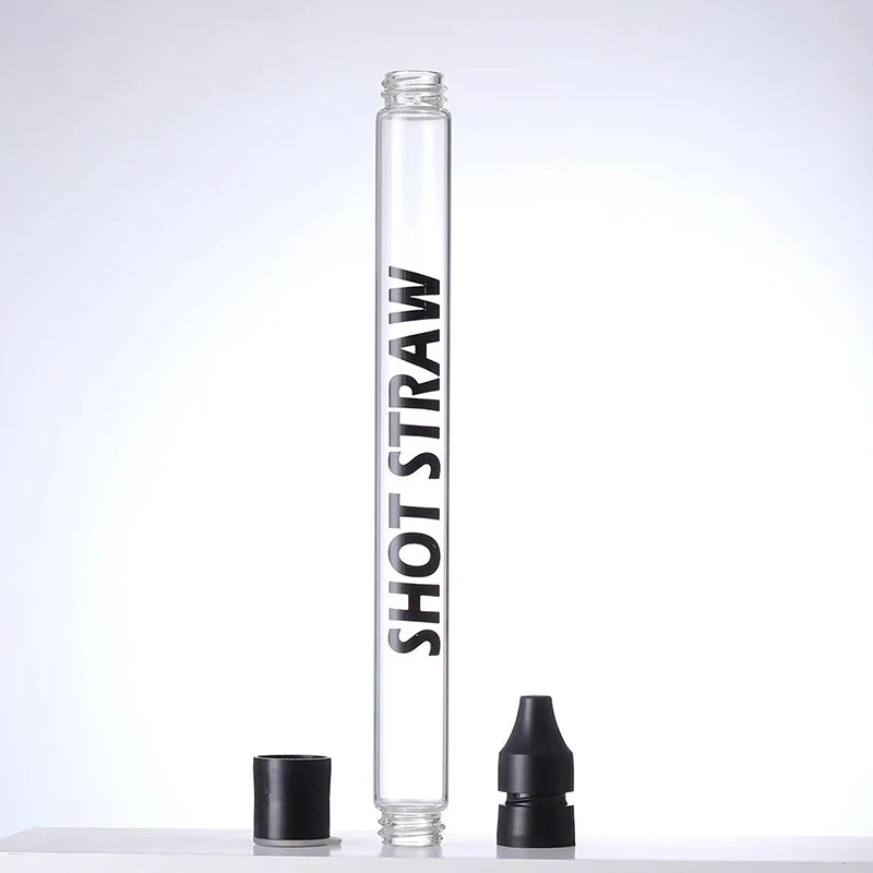 

Drinking Straws Easy To Use For Tumbler,Fits All Standard Bottles Shot Straw Transparent Straw Reusable Glasses