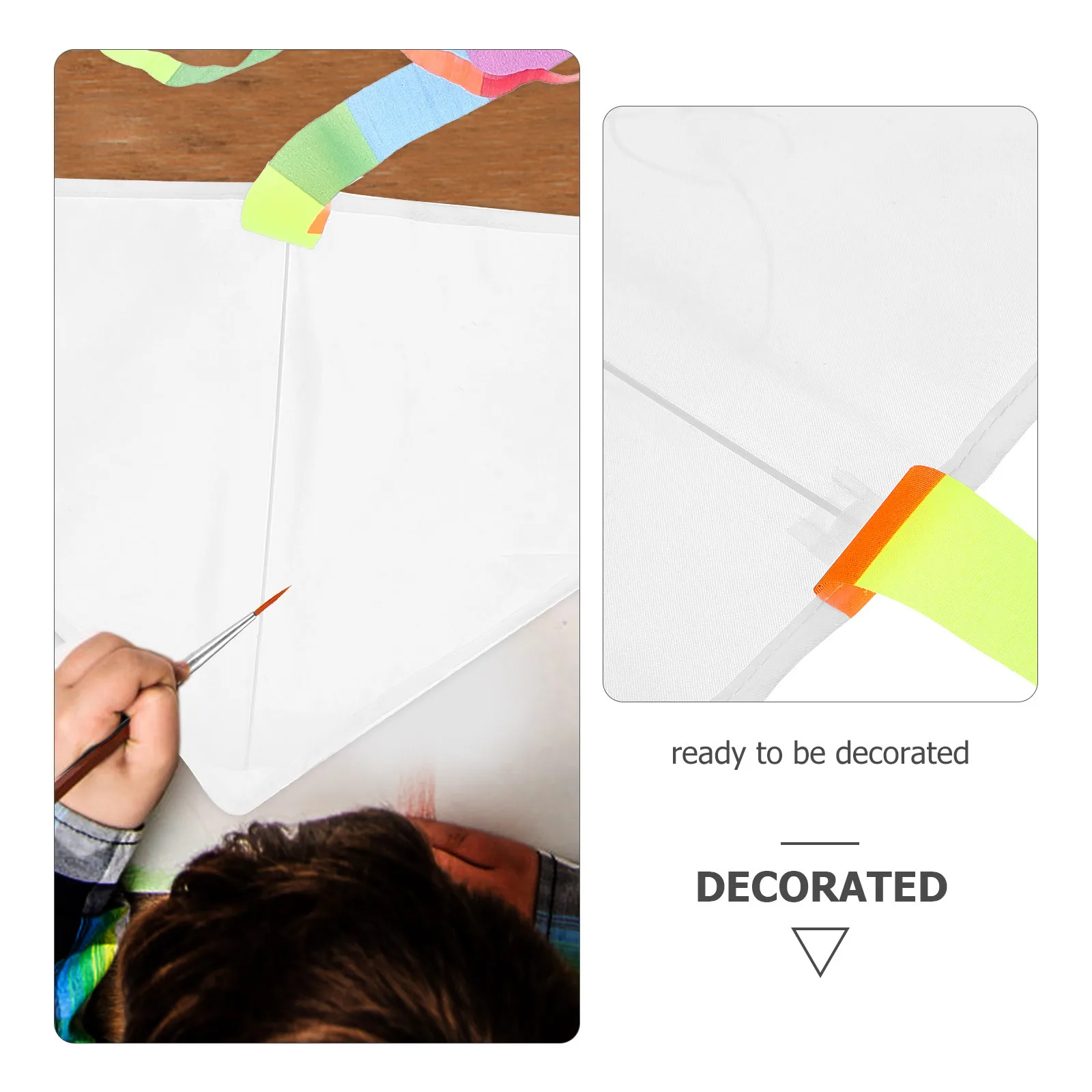 1 مجموعة مثيرة للاهتمام رسم طائرة ورقية فارغة DIY طائرة ورقية للأطفال الإبداعية الترابط النشاط مجموعة الطائرات الورقية للأطفال الورقية فارغة #5