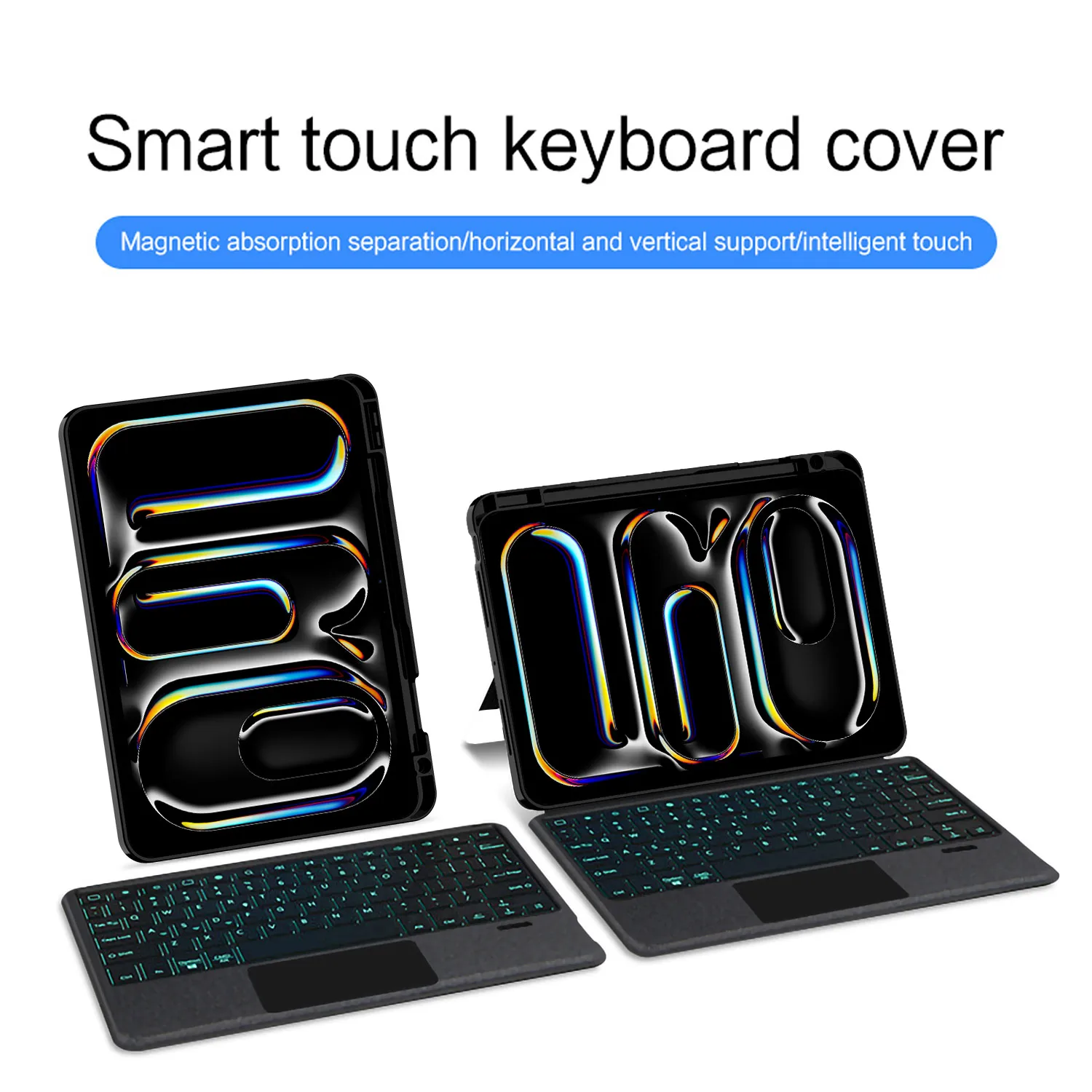 لوحة مفاتيح سحرية بإضاءة خلفية لهاتف هواوي MatePad Pro 13.2 بوصة 2023 PCE-W30 غطاء لوحة مفاتيح قابل للفصل