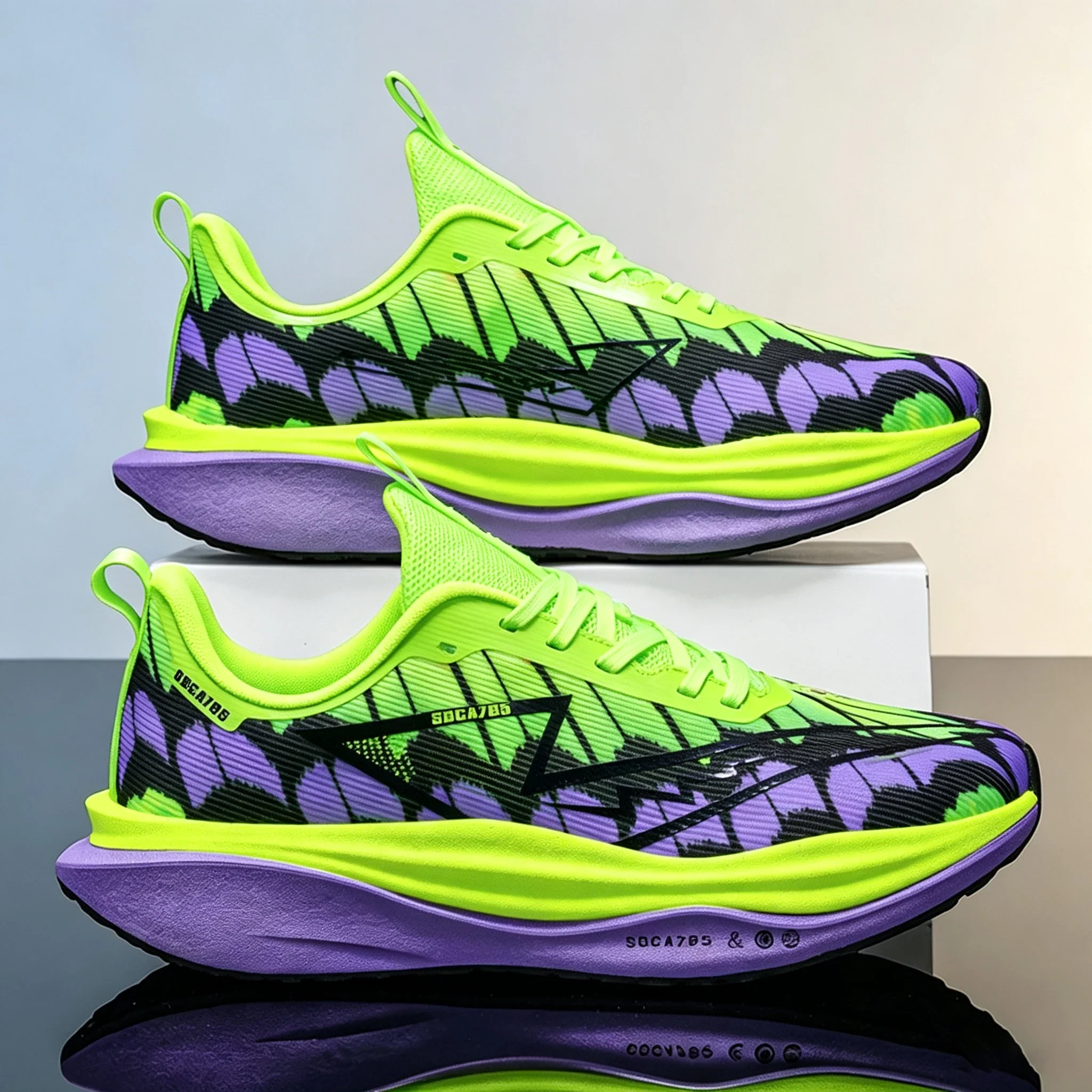 Men's Marathon Running Shoes Carbon Fiber Board Women's Breathable, Lightweight, Comfortable Outdoor Sports Shoes