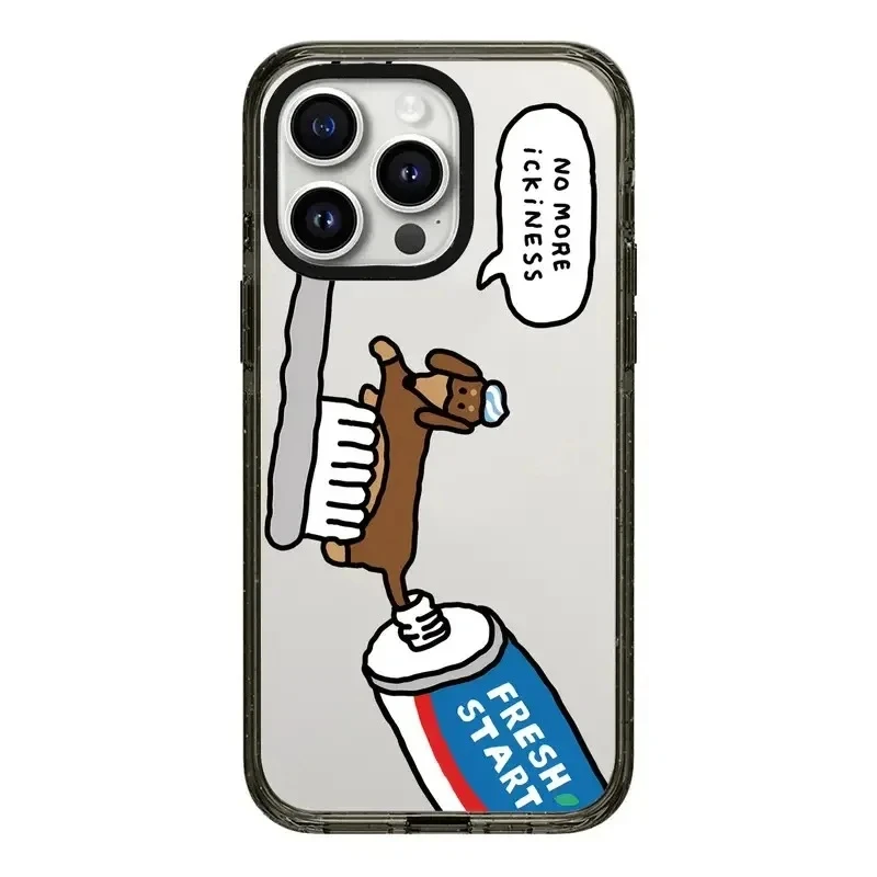 

Cartoon Dinosaur Black Border 2.0 Acrylic Phone Case Cover for IPhone 11 12 13 14 15 16 Pro Max Case