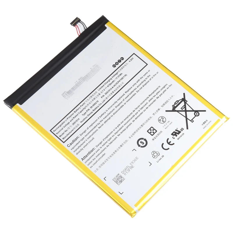 26S1014 4750mAh Battery Replacement For Amazon kindle Fire 8 7 SX0340T