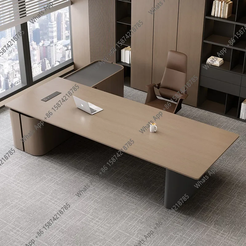 

M32 New Boss Desk, Light Luxury, High-end Sense Of Large Desk, Chair Combination Of Chairman's Office, President's Desk And Chai