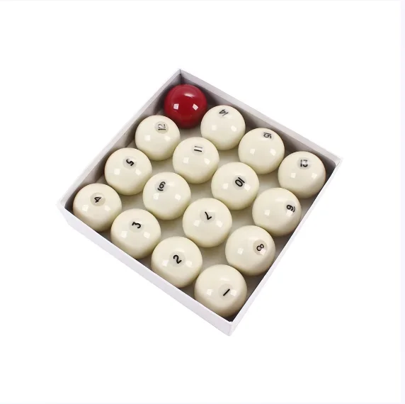 

High Quality 68mm Russian Pyramid Resin Balls Set Eastern Europe Style Billiard Cue Ball Snooker Sport Equipment Box Packaging