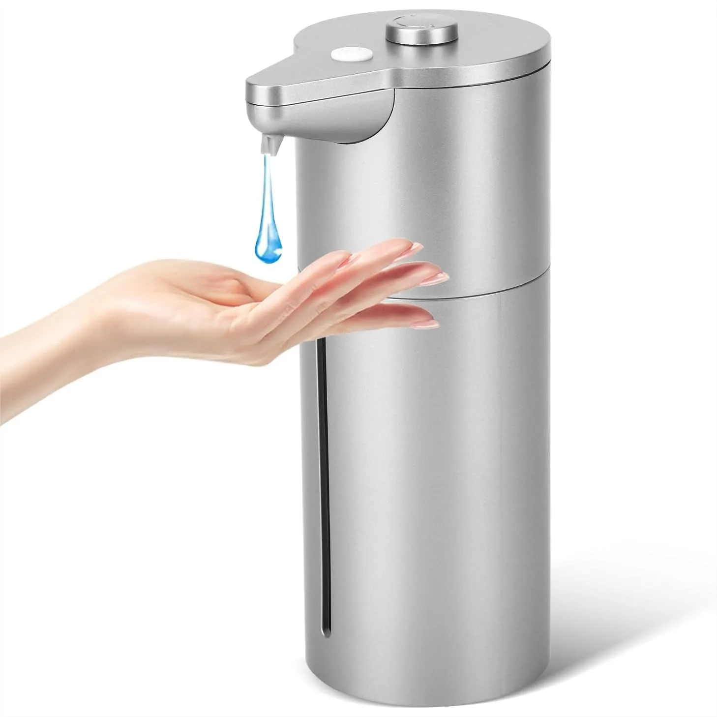 

Automatic Soap Dispenser Touchless, Adjustable Volume for Thick and Thin Liquid, Hand Soap Dispenser for Kitchen Bathroom