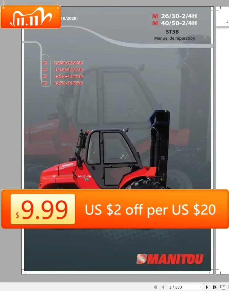 

TruckEPC Manitou Machinery 13,8 ГБ PDF 2022, руководство по ремонту французского языка DVD