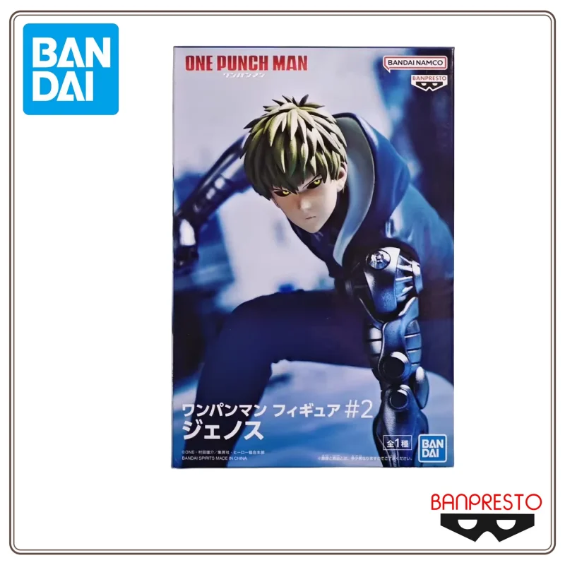 جديد الأصلي بانداي بانبريستو واحد لكمة رجل جينوس أنيمي عمل أرقام نموذج الحلي هدية لمحبي أنيمي هدية واقعية الشكل #2