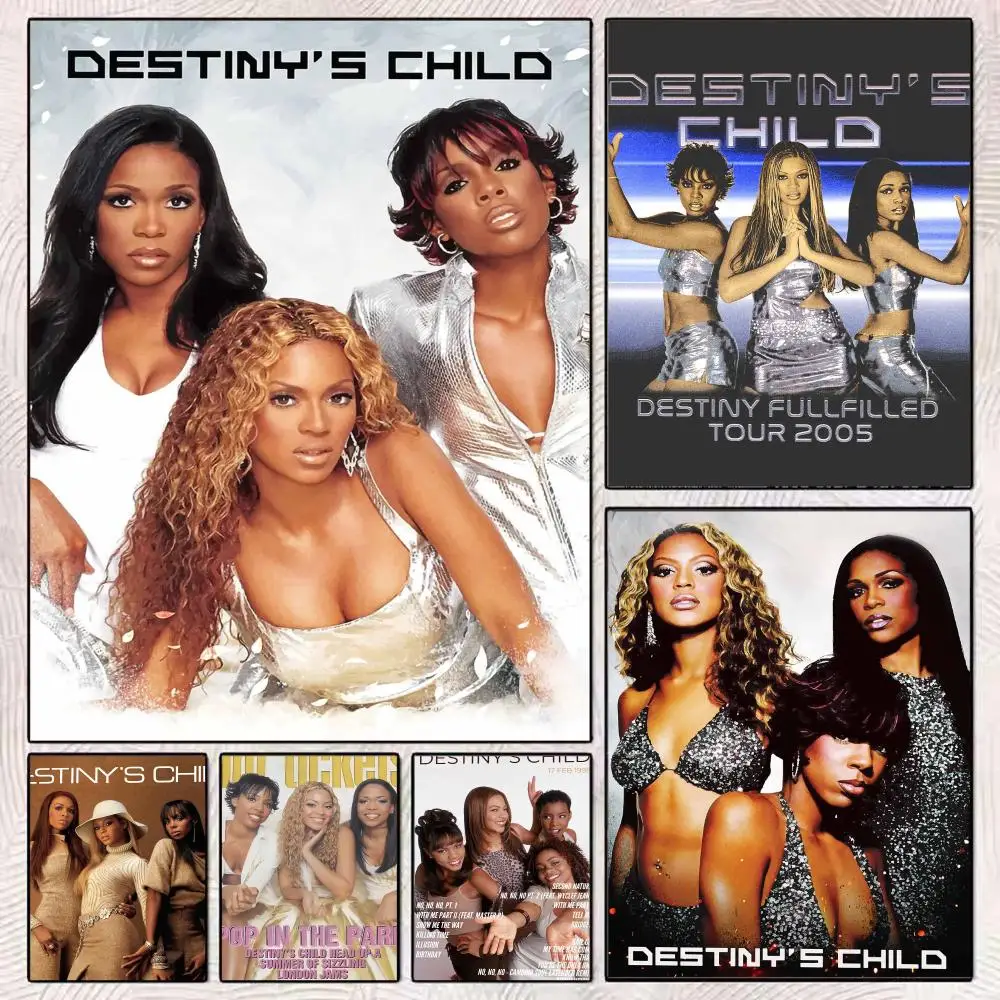 R&B girl group D-Destinys child Poster Modern Minimalist Wall Art Prints Poster Home Decor Interior Bedroom Living Room