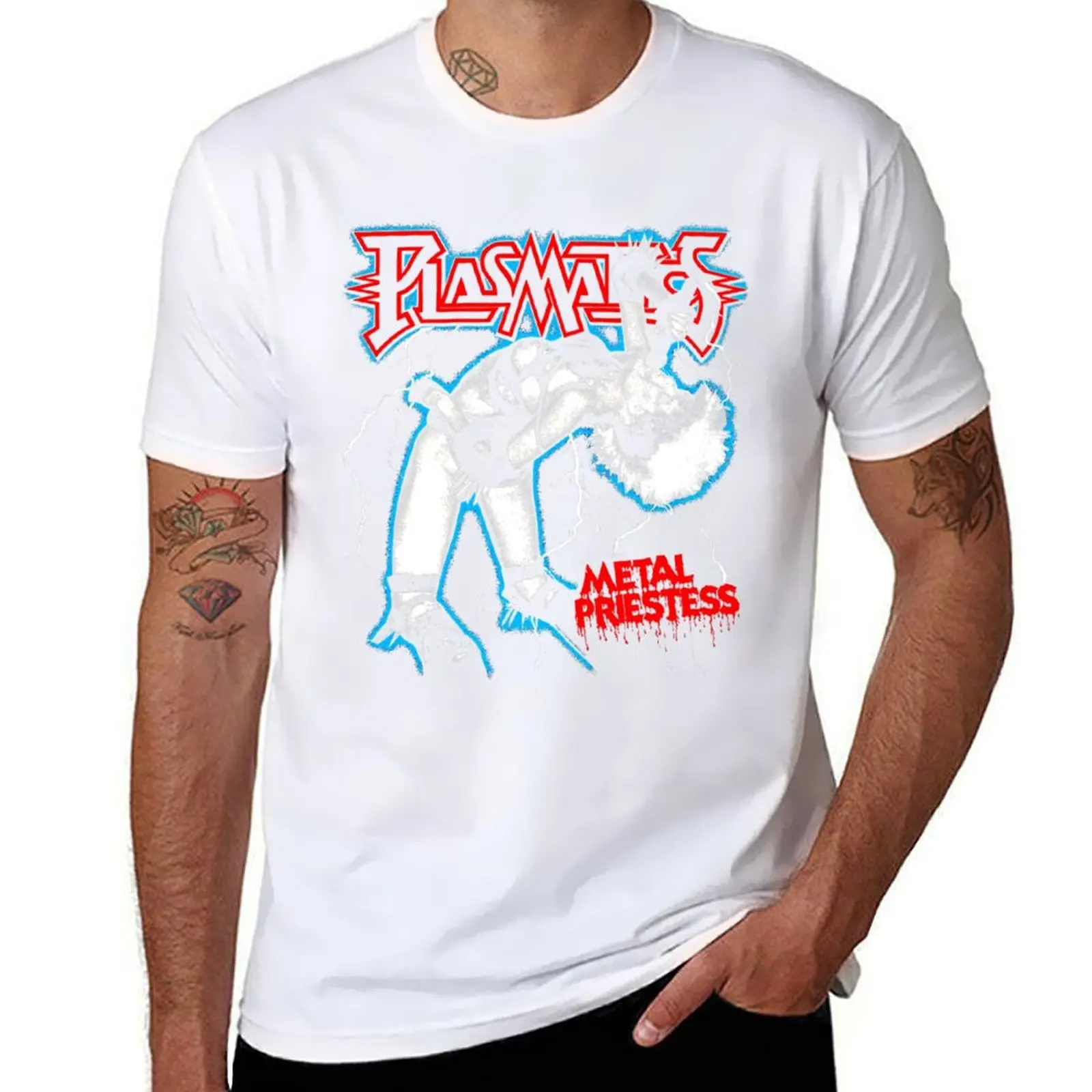 

PLASMATICS T-Shirt man t shirt cotton t shirt men 100% cotton luxury brand T-Shirt