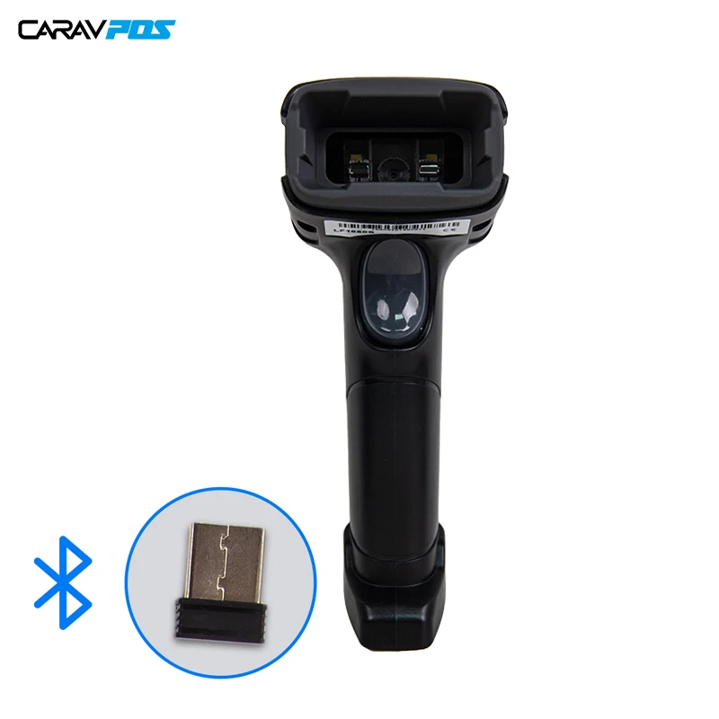 Long Range 2D Wireless Barcode Scanner 2.4G Cordless QR Code Reader for mobile payment