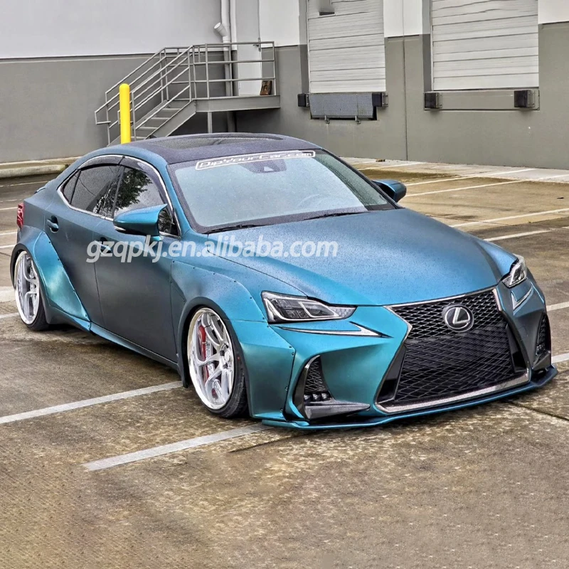 for 13-19 Lexus is200 is300 upgraded wide body side skirt wide fender body kit Lexus is body kit bumper spoiler