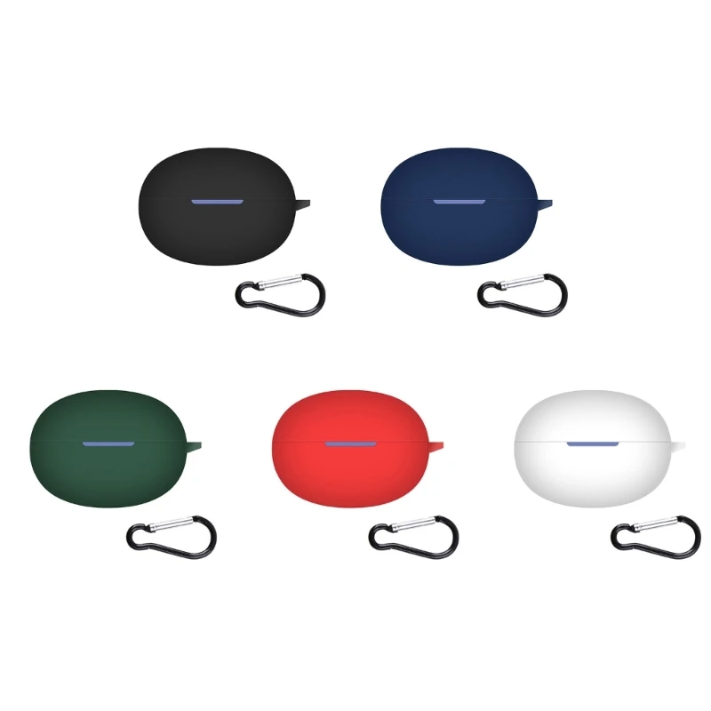 

Earphone Shockproof Silicone Housing Skin-friendly Cover for Realme Buds Air 5 Washable Protector Impact-resistant